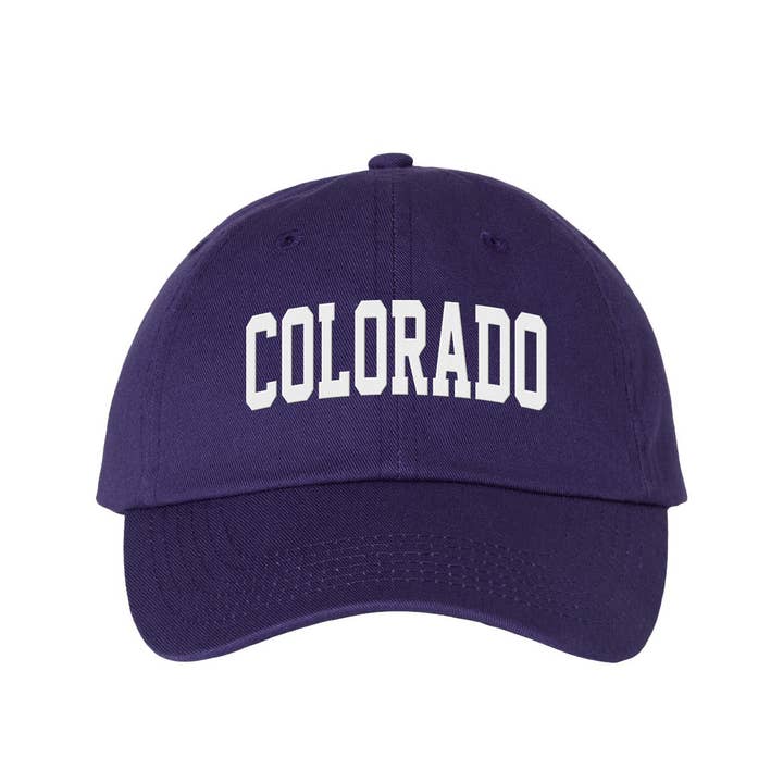 Lucky Luna Apparel - Wholesale Baseball Cap - Unisex - Block Colorado Embroidered Dad Hat9