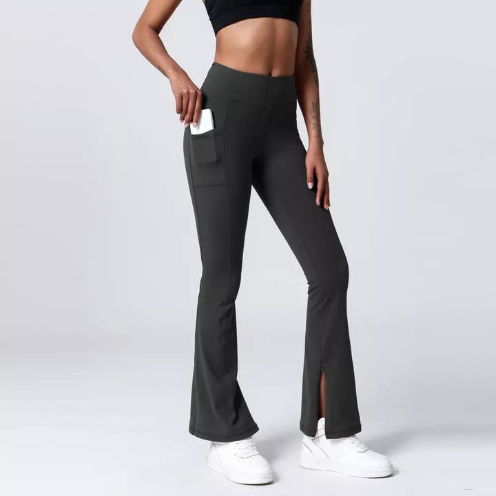 Næste niveau høj indsnævrede flare leggings for engroshandel hos Stunt