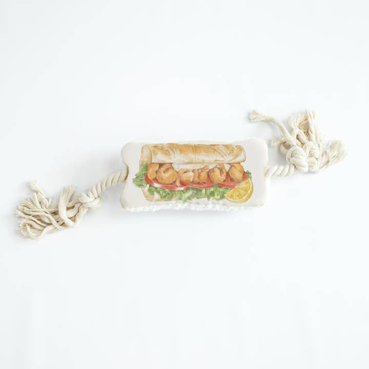 Po-Boy, klædt! Pet legetøj for engroshandel hos Nola Tawk