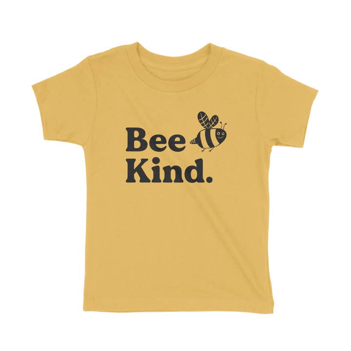 Bee Kind Toddler Tee for wholesale by The Communitee Project