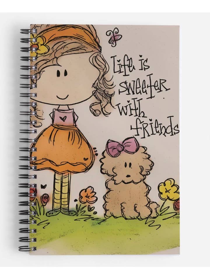 Vriendschap, huisdier, hond, dagboek, notitieboek voor wholesale door I Doodle Do You