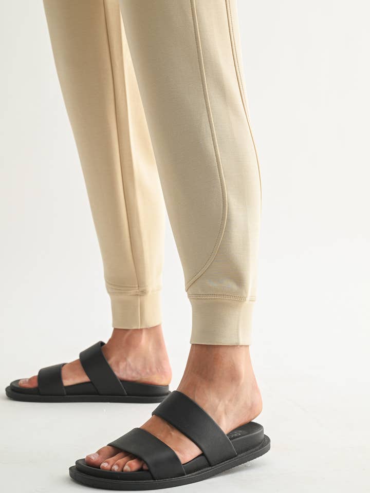 Mono B - Wholesale Athletic Sweatpants/Joggers - Women's - Elevated Contrast Seam Joggers