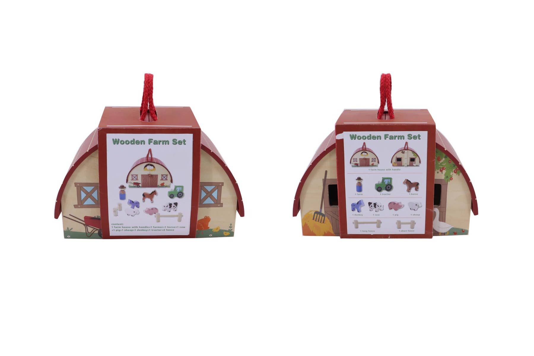 ToysLink – wholesale Wood toy – Child – Wooden Farm Plasyset2