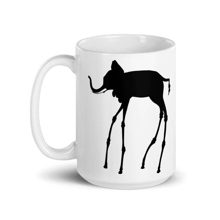 Art-O-Rama Shop - Venta al por mayor Taza - Taza con diseño artístico de Salvador Dalí con diseño de elefantes (1948)
