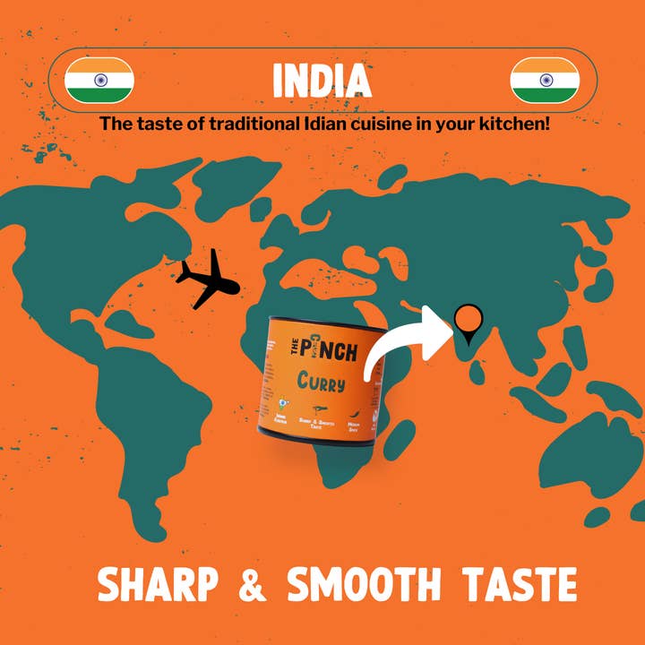 The Pinch - World Spice Blends - Wholesale Dried Spice Mix - Curry - 45g7