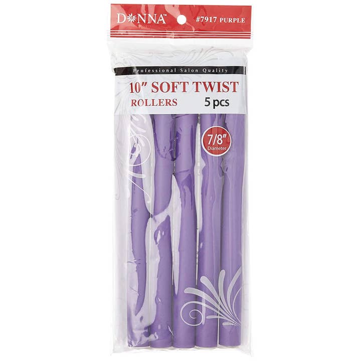 Rouleaux à torsion souple de 10 po de la collection Donna, violets pour la vente par KT Supply