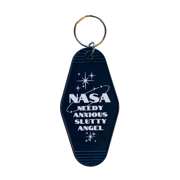 GetBullish – Engroshandel Nøglering - Dame – NASA Nødlidende Angst Slutty Engel Rumforsker Nøglering