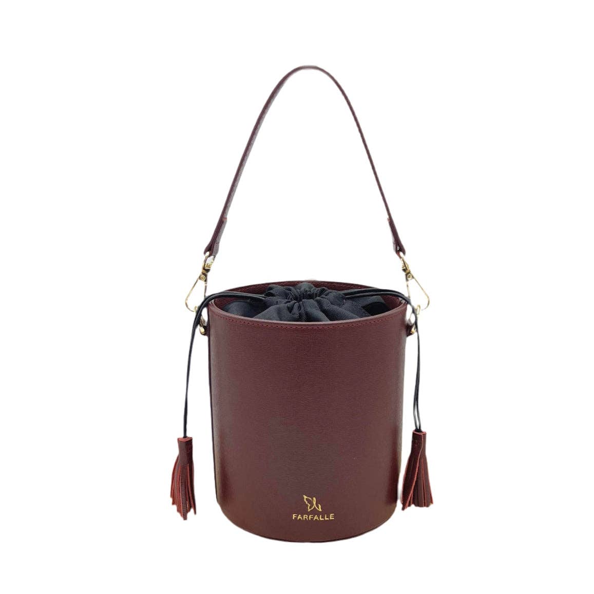 Suie Valentini srl - Wholesale Crossbody Bag - Women's - Genuine leather bucket bag, Made in Italy, art. 11261313