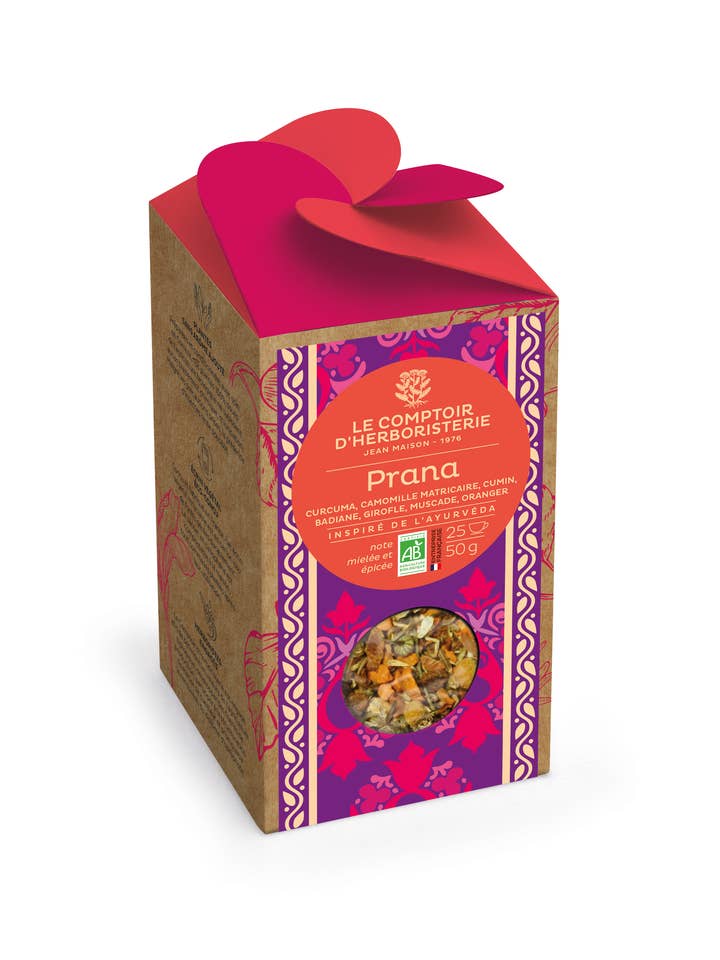 TISANA PRANA BIO 50G per la vendita all'ingrosso da parte di LE COMPTOIR D'HERBORISTERIE