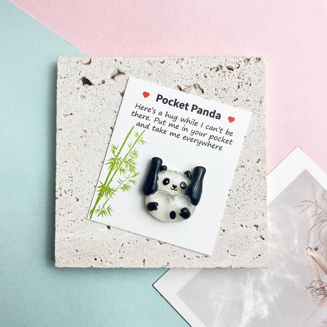 Magia Design - Vendita all'ingrosso Moneta/gettone ricordo - Abbraccio Tascabile Panda Carino0