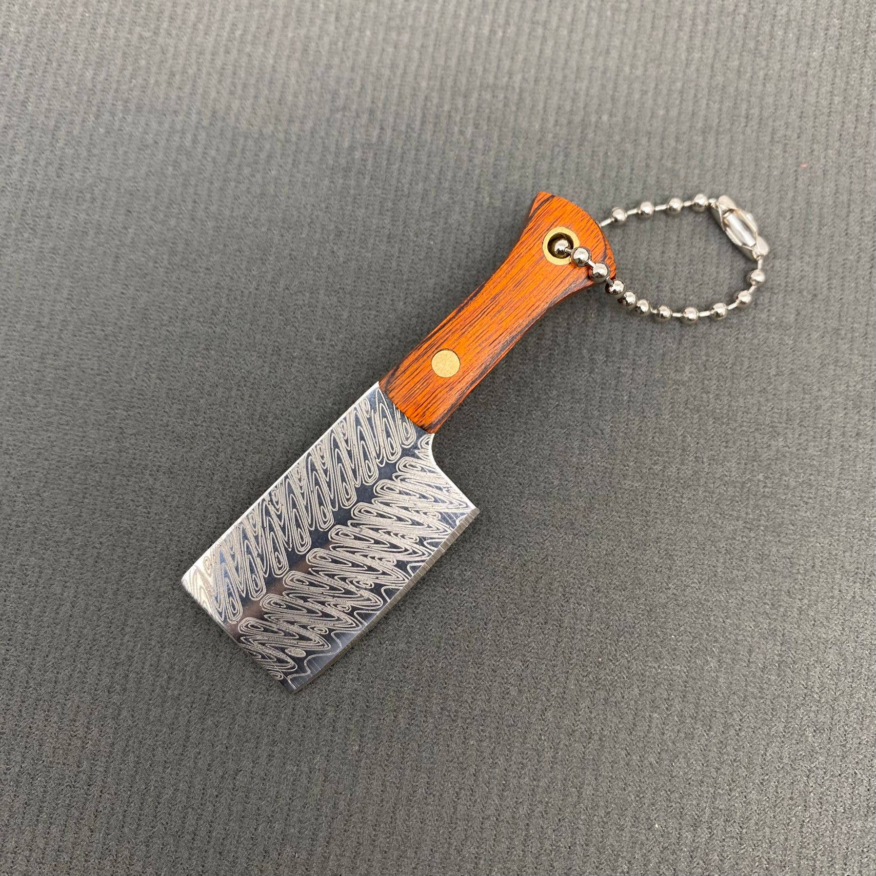 Mio Queena - Wholesale Pocket Knife/Holder - Textured Stainless Steel Portable Knife with Protective Cover0