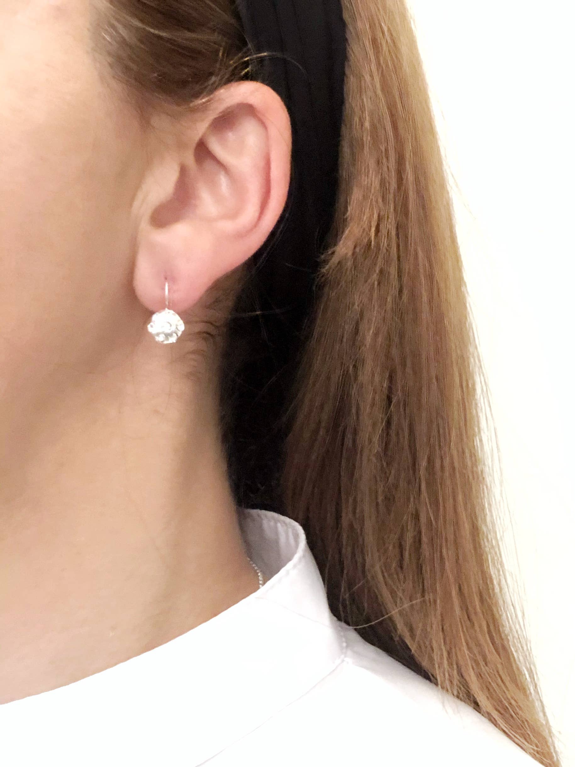 Gloria Mago - Wholesale Dangle Earrings - silver plated earring “Mayo"with Swarovski crystal2