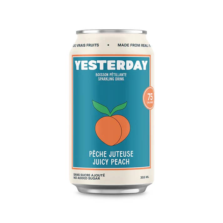 Milo & Dexter - Wholesale Soda/Carbonated Drink - Sparkling juicy peach juice - Yesterday