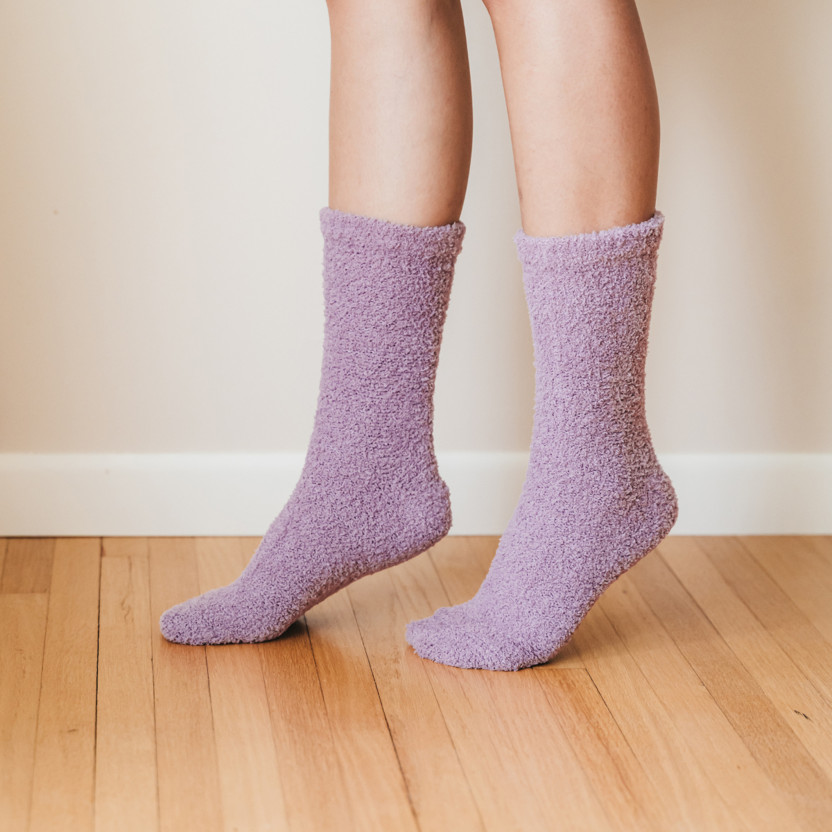 Giften Market - Wholesale Socks - Women's - Cozy Cloud Socks - Orchid Purple - Women's Self-Care Gifts0