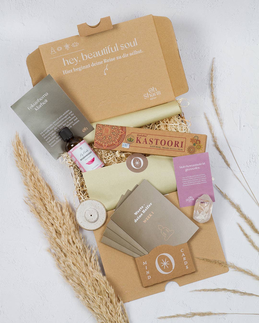 Oh Shanti – Großhandel Spiritueller Stein/Kristall – KLARHEIT Geschenk Box9