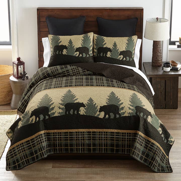 American Heritage Textiles - Wholesale Quilt - Donna Sharp Bear Walk Plaid Quilt Collection1