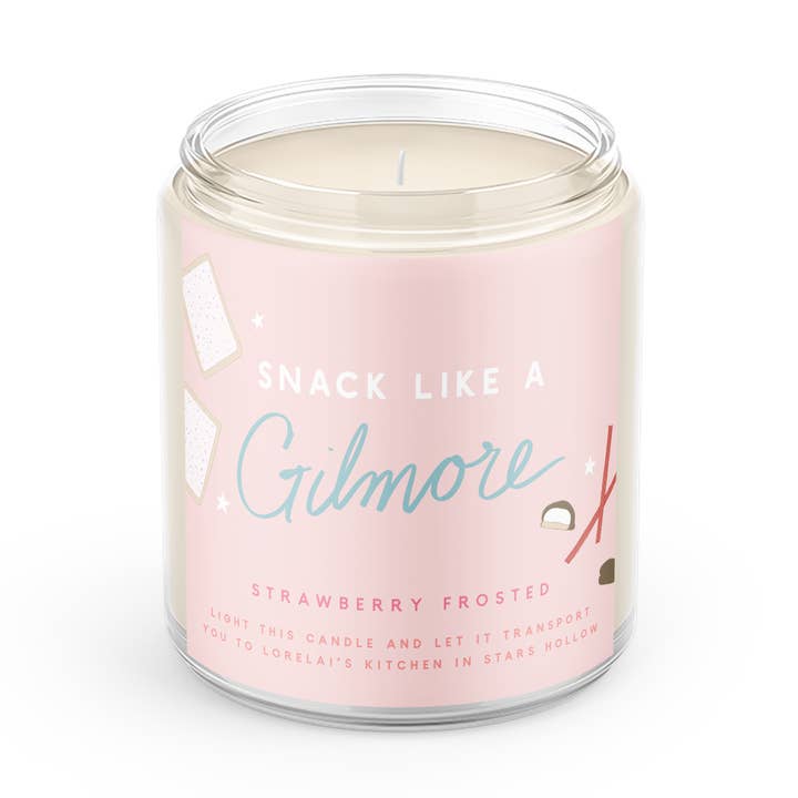 Declaration & Co - Wholesale Pillar Candle - Gilmore Girls Candle - Snack Like a Gilmore0