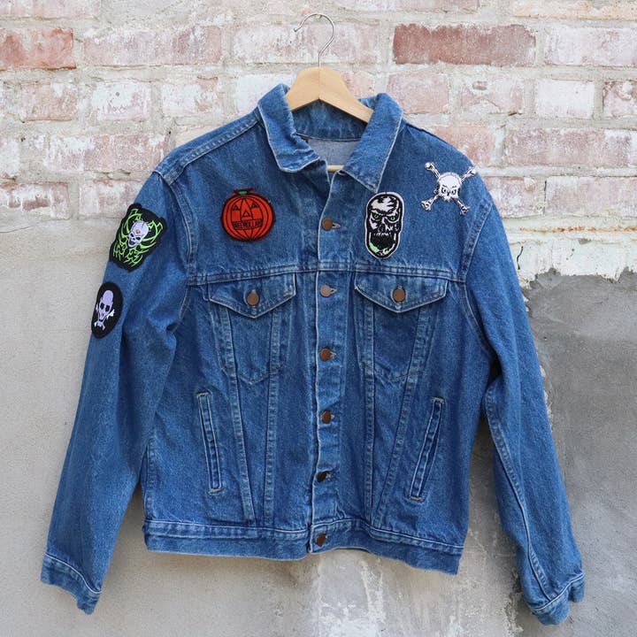 La Veste en Jean Vintage Unique The Horrors pour la vente par Hungry Ghost Press