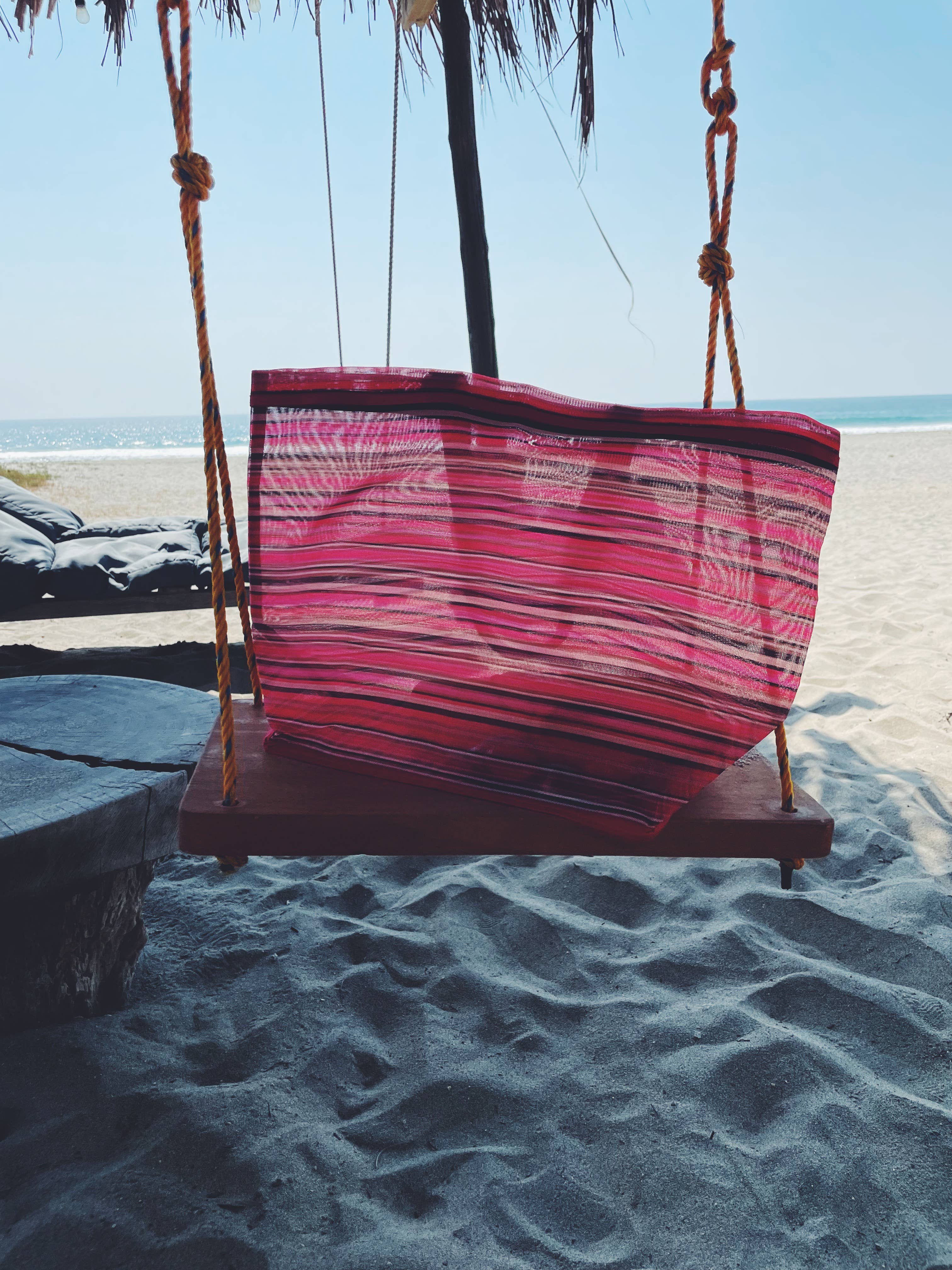 Pura Vida - Vendita all'ingrosso Borsa da spiaggia - Borsa da spiaggia in tessuto con cinturino in plastica 15x20 pollici14