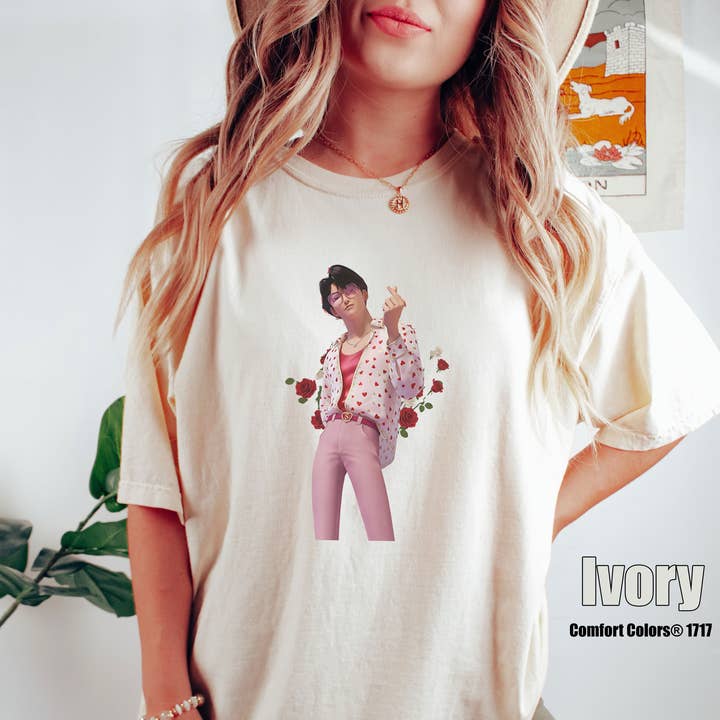 Confort Colors Saja Boys Chibi T-shirt, T-shirt de groupe de garçons Kpop pour la vente par Teedico