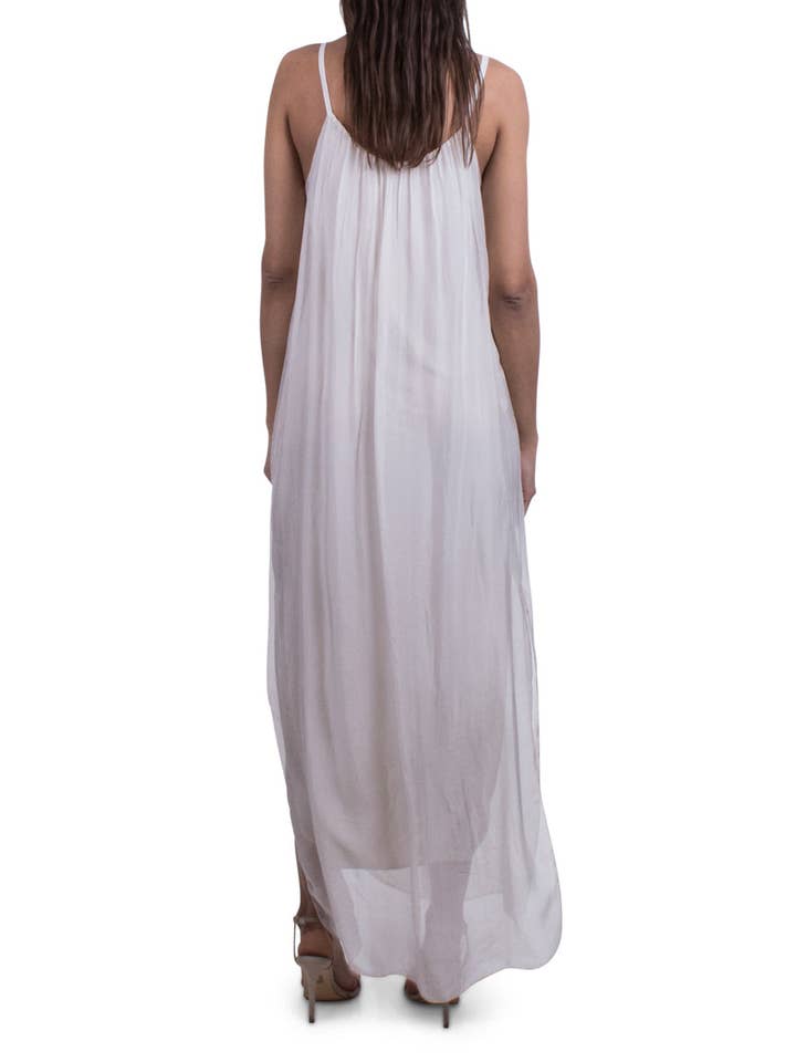 Gigi Moda - Wholesale Dress - Women's - Silk Spaghetti Maxi Dress1