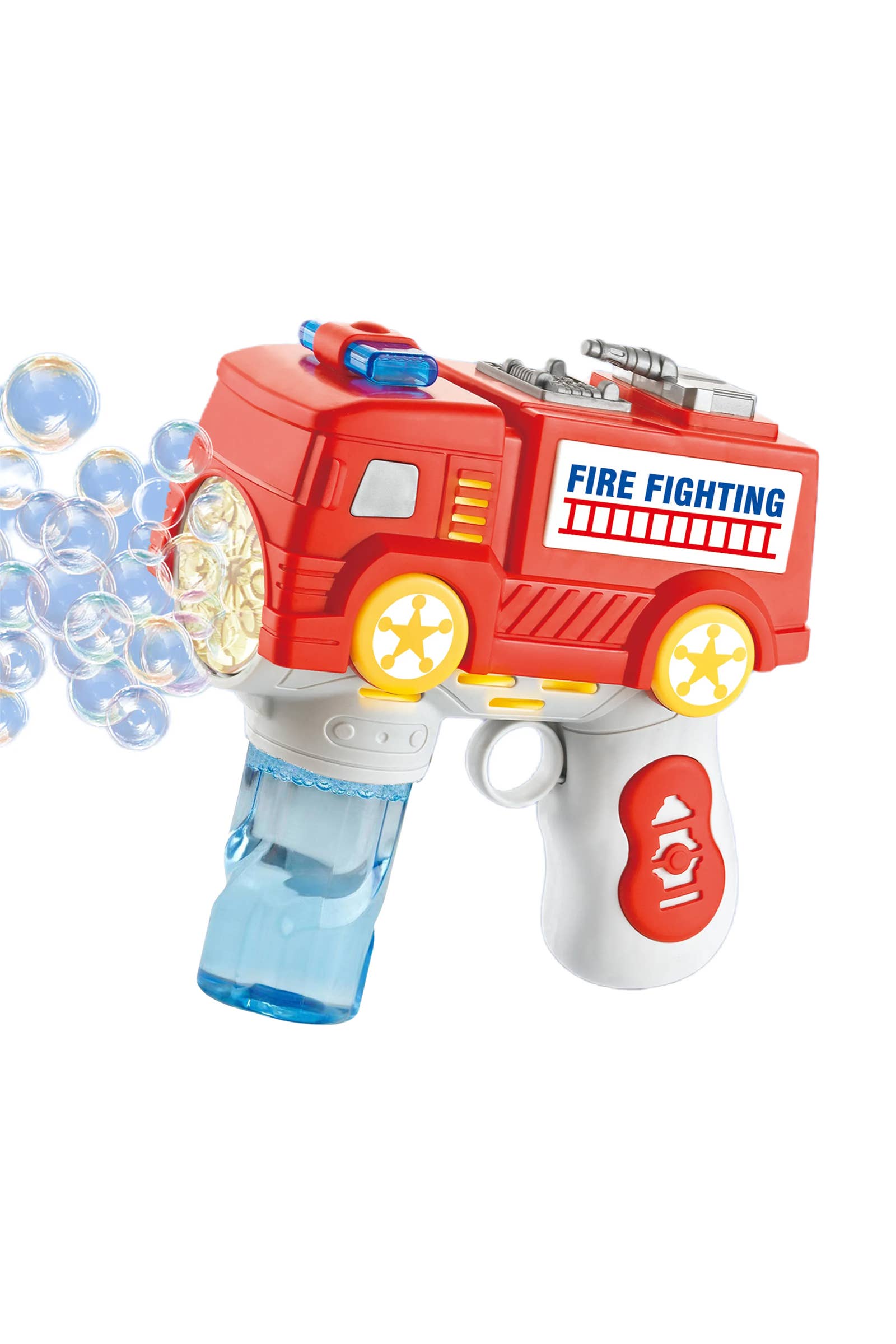 Cap Zone - Wholesale Bubble Wand - Kids - Police Car & Fire Engine LED Light-Up Bubble Gun2