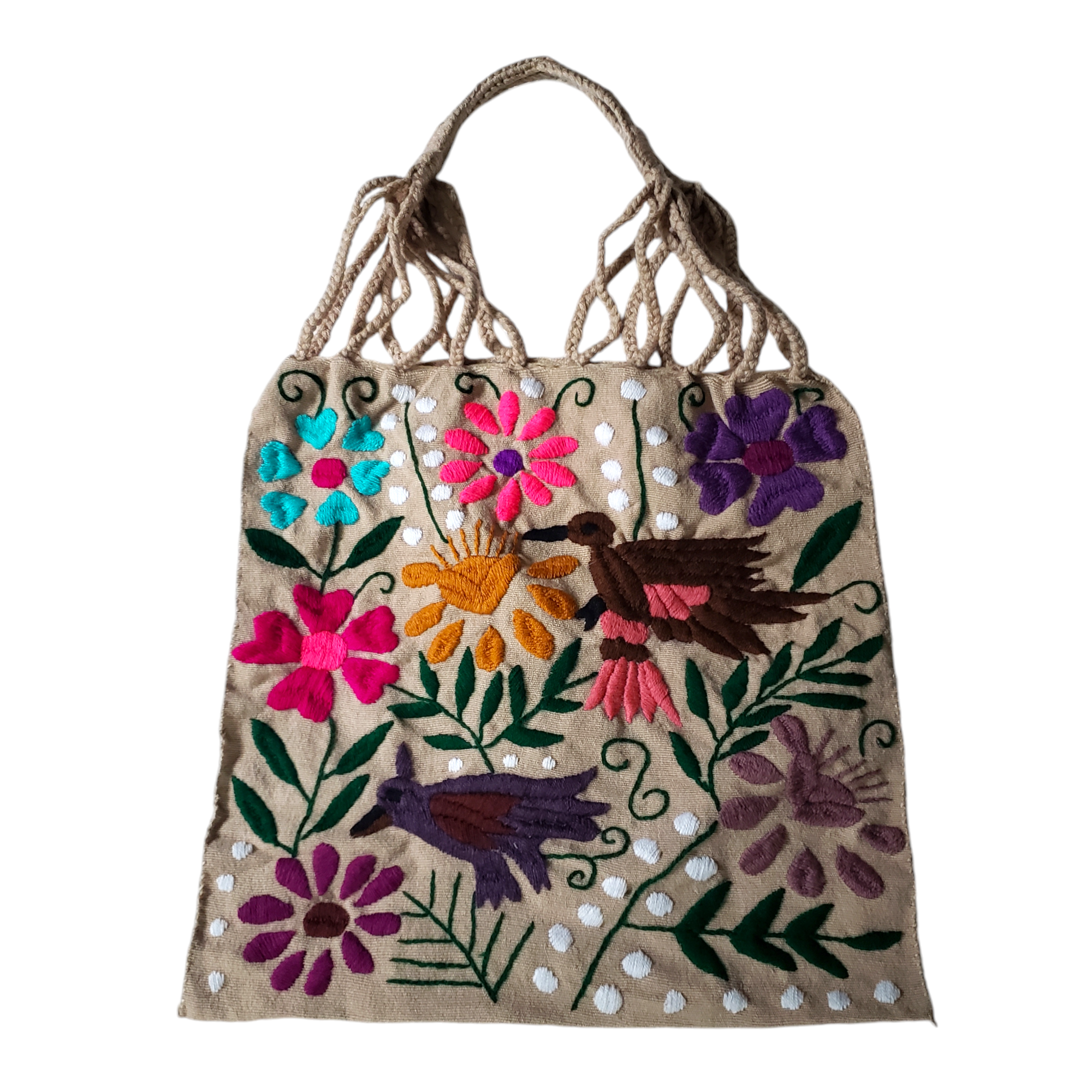 The Little Pueblo - Wholesale Tote Bag - Women's - Embroidered Mexican Woven Tote Bag16