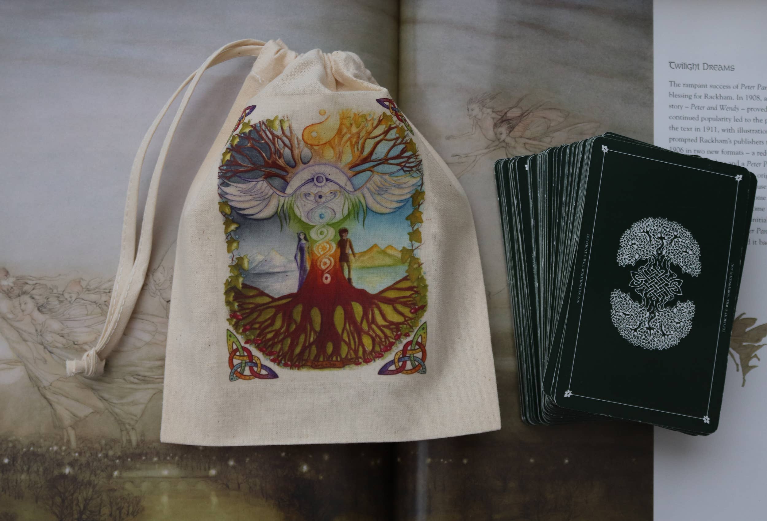 FreeRangeFaeries - Wholesale Pouch - Women's - World Tree Tarot Pouch2