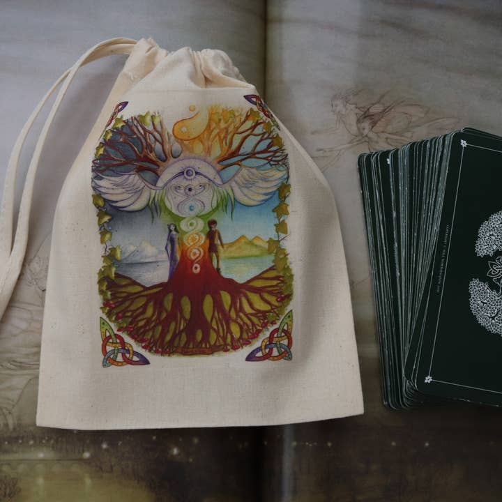 FreeRangeFaeries - Wholesale Pouch - Women's - World Tree Tarot Pouch2