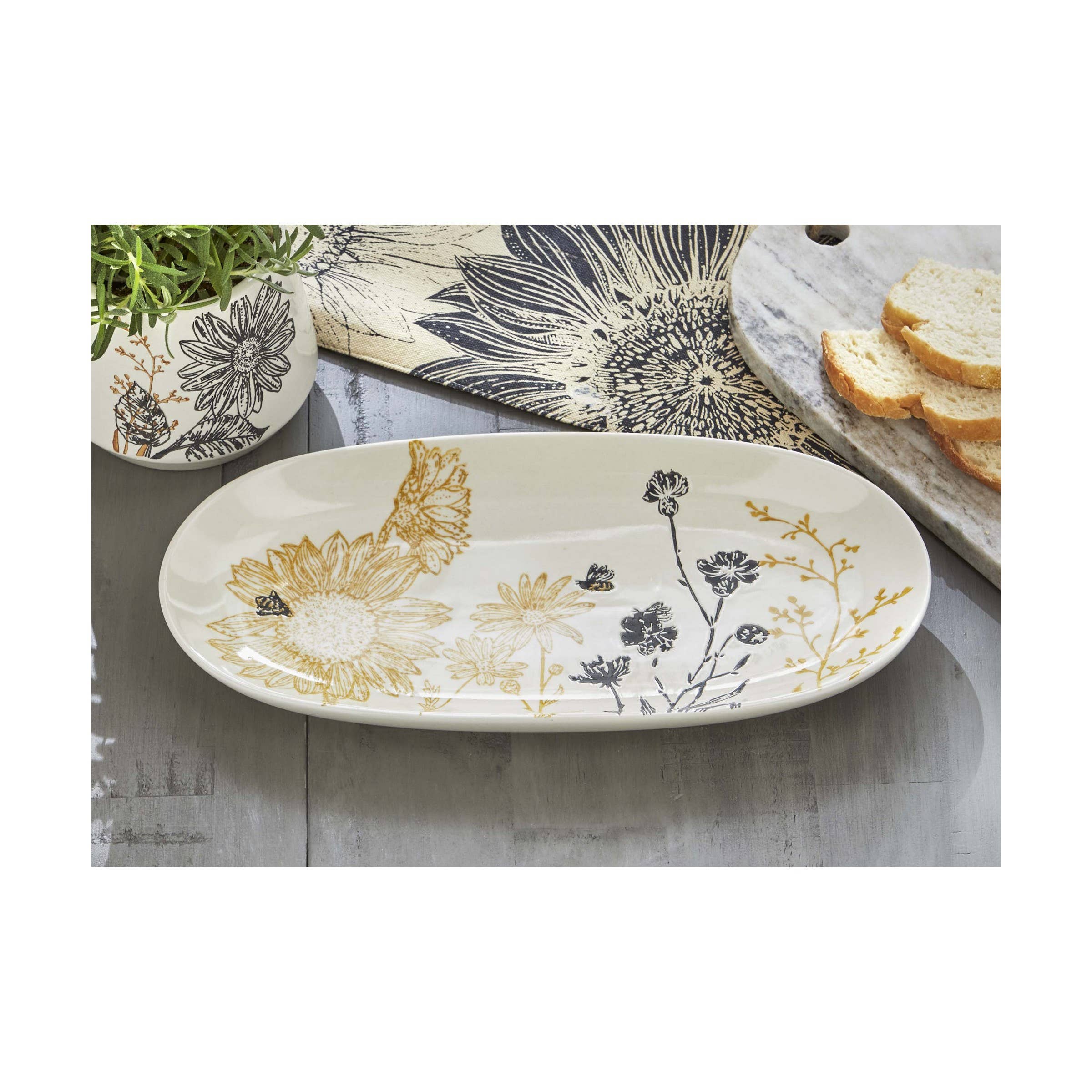 tag - Wholesale Platter - Let It Bee Platter Multi Stoneware1