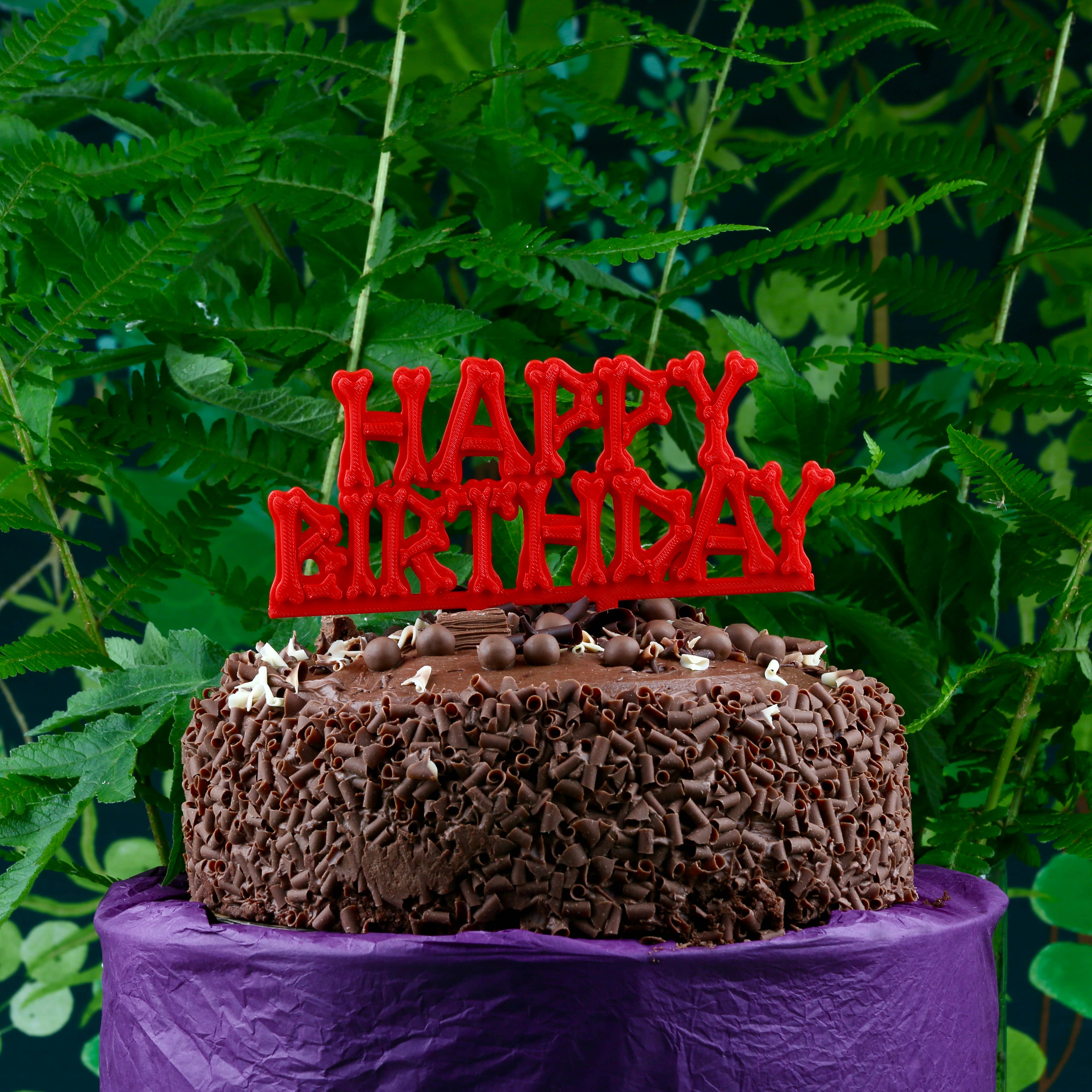 Made Happy Gifts – wholesale Tårta/Cupcake Topper – Ben Grattis på födelsedagen Topper1