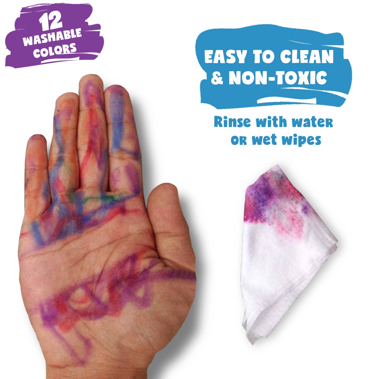 Doodle Hog - Wholesale Crayons - Kids & Baby - Not Your Ordinary Crayons - 12 Colors Gel Crayons9