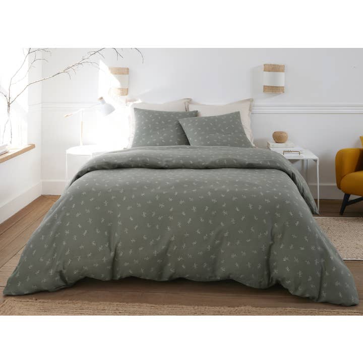 Celestine Printed 100% Cotton Gauze 3-Piece Duvet Cover Set 260x240cm for wholesale by BATON ROUGE