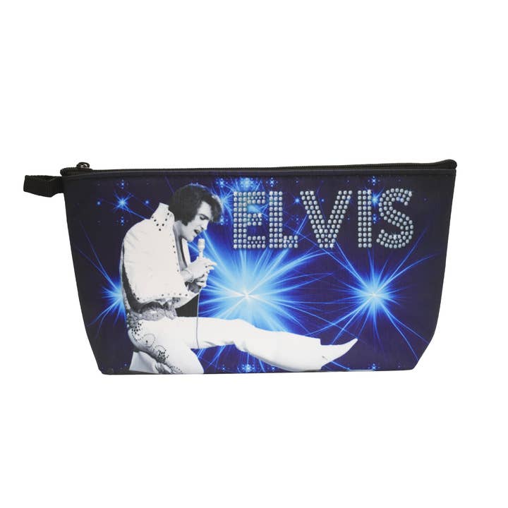 Elvis Makeup Bag - Blue Stage for wholesale by MID-SOUTH PRODUCTS