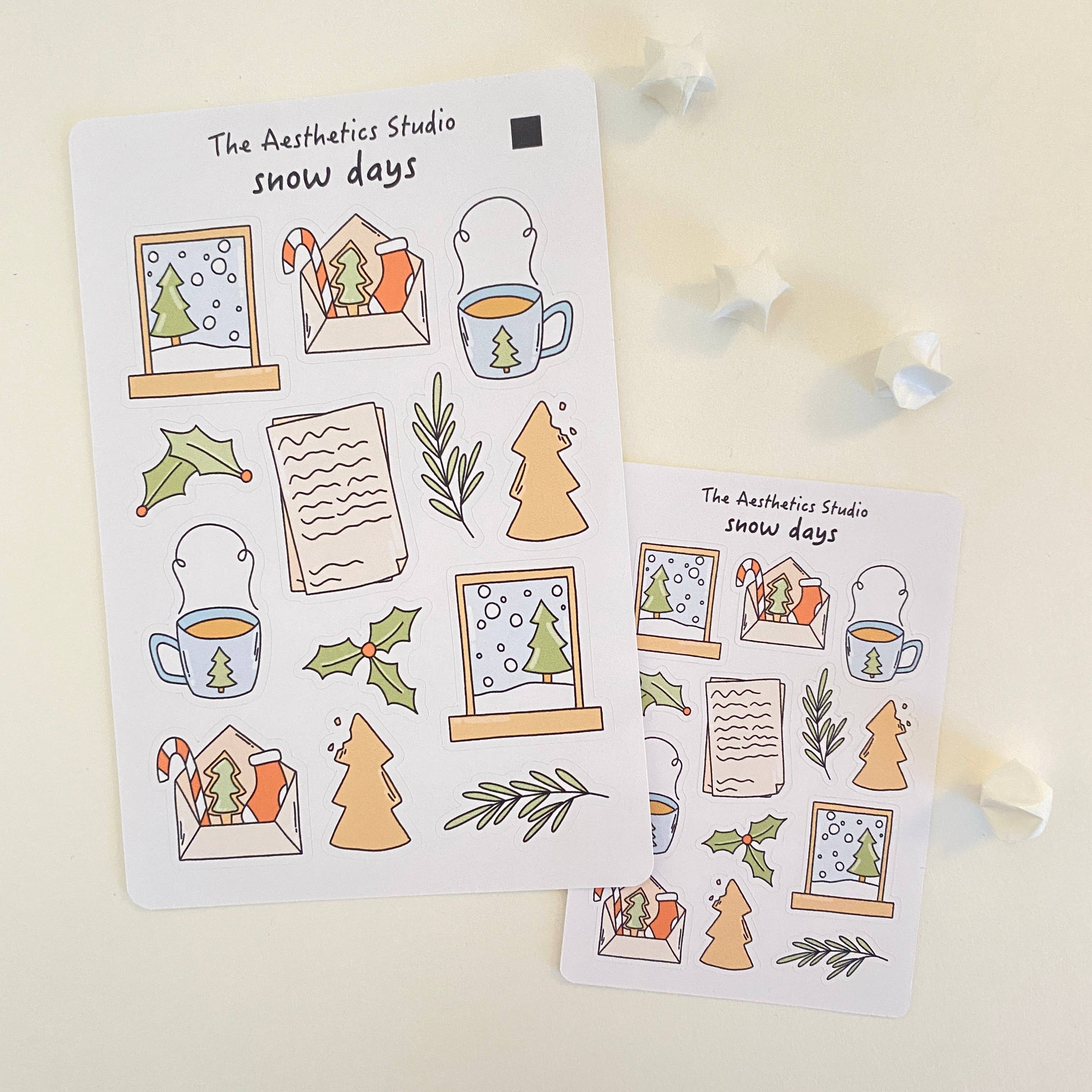 The Aesthetics Studio - Wholesale Sticker - Cozy Winter Collection2
