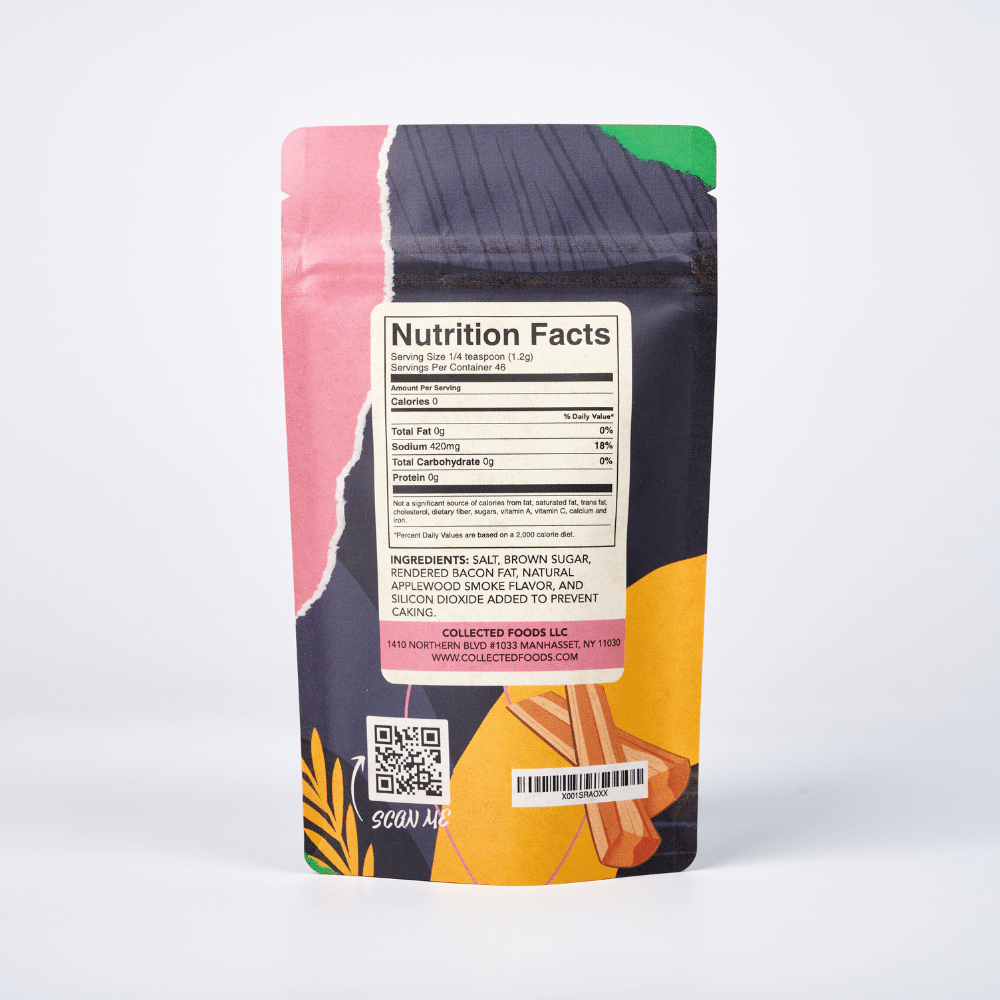 Collected Foods - Wholesale Salt - Bacon Salt with Real Applewood-Smoked Bacon – Small Batch1