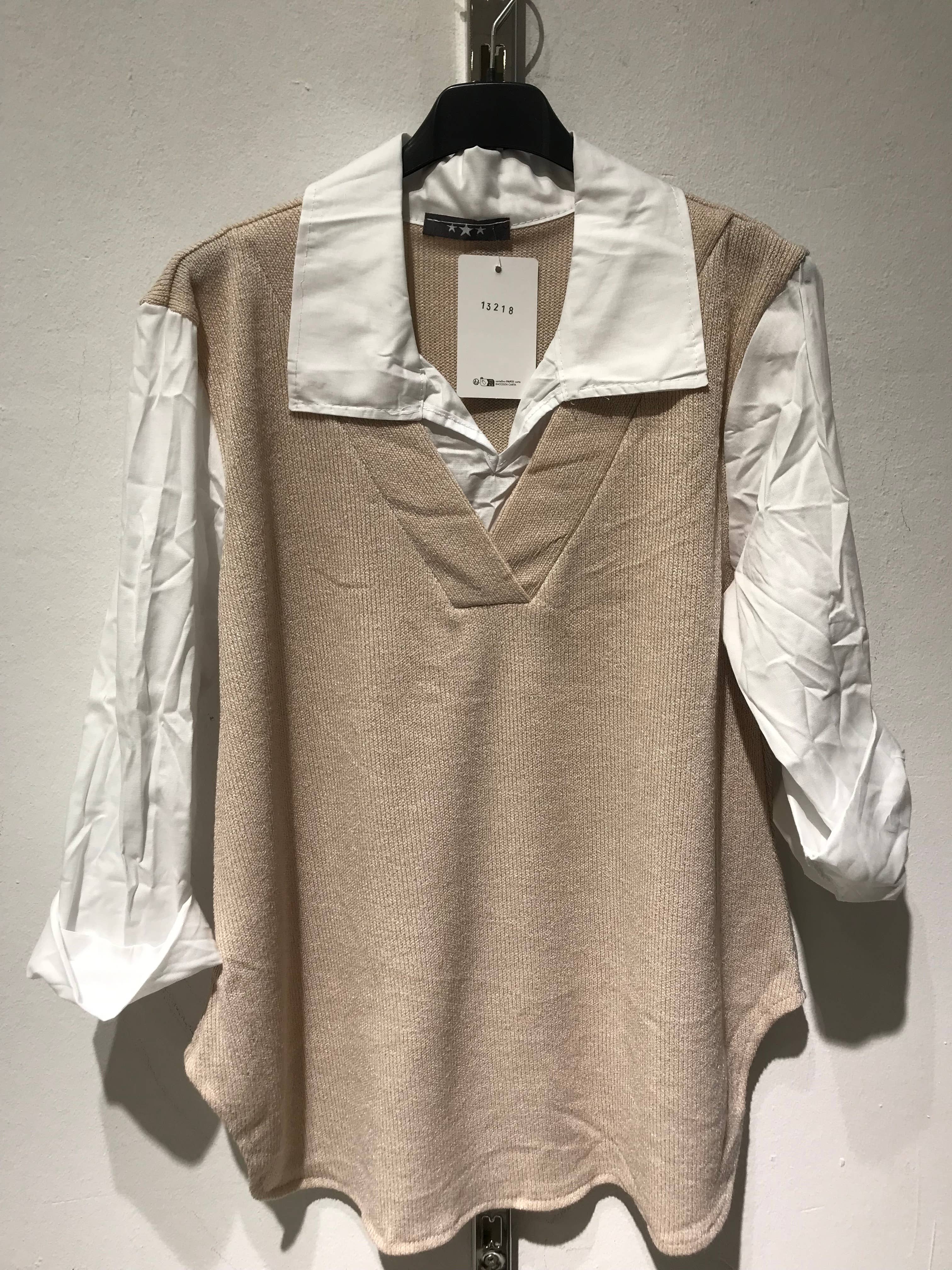 Only Yuan - Wholesale Blouse - Women's - ref13218 blouse with shirt collar12