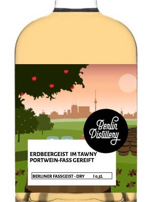 Erdbeergeist 0.5l für den Großhandel von Berlin Distillery