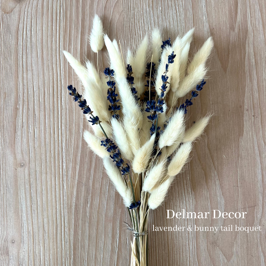 Delmar Decor – wholesale Torkade/pressade blommor – Torkad kanin svans, blommig inredning4