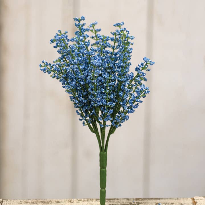 Col House Designs - Wholesale Artificial Flowers - Busting Astilbe Bush, Sky Blue, 10.5"1