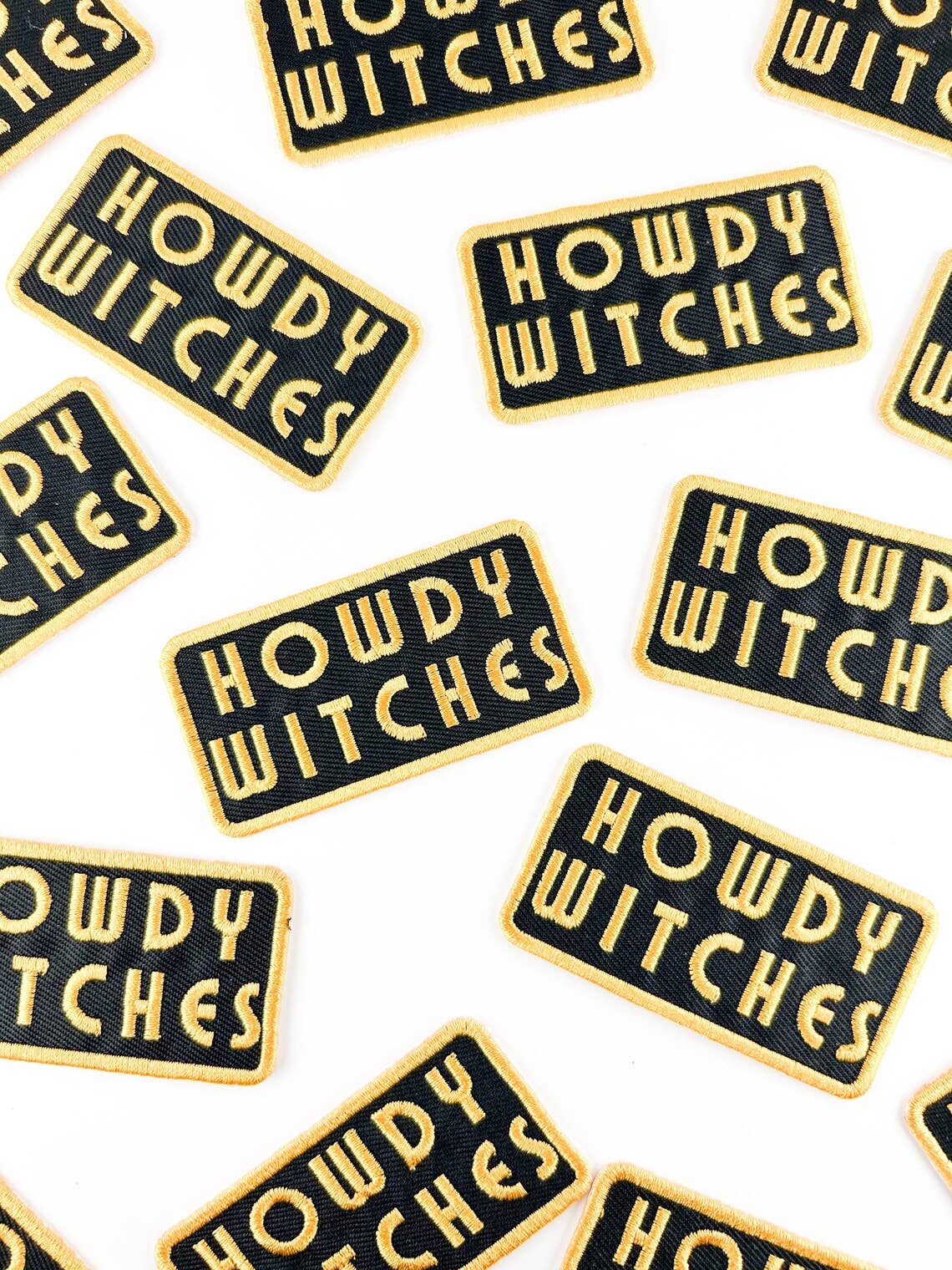 Field Trip Threads - Wholesale Patch - Howdy Witches Embroidered Iron On Sew Patch Halloween Fall2