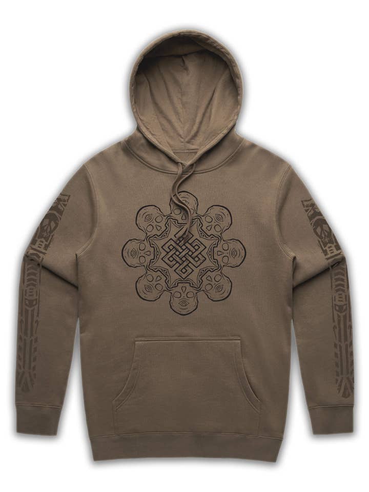Art of Zig - Wholesale Hoodie – Unisex - EMBRACE YOUR MORTALITY Walnut Pullover Hoodie2