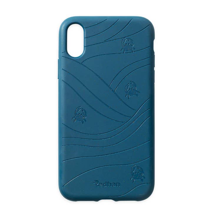 Redhan - Wholesale Phone Case - Unisex - Biodegradable and Eco-friendly Phone Case in Navy Blue Crabs2