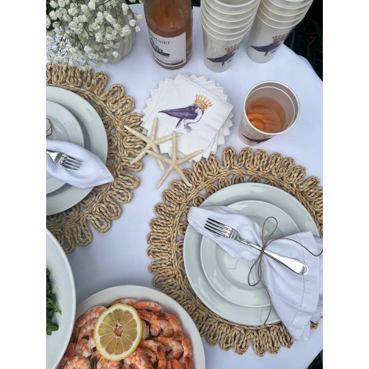 Alexa Pulitzer – Guardanapo descartável por atacado – Guardanapos de Cocktail Royal Pelican2