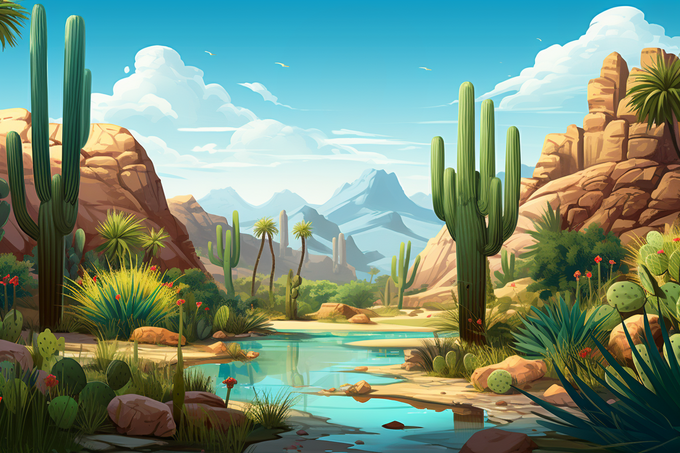 Naxero - Wholesale Postcard - Desert & Oasis1