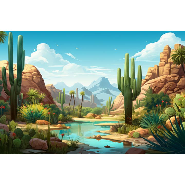 Naxero - Wholesale Postcard - Desert & Oasis1