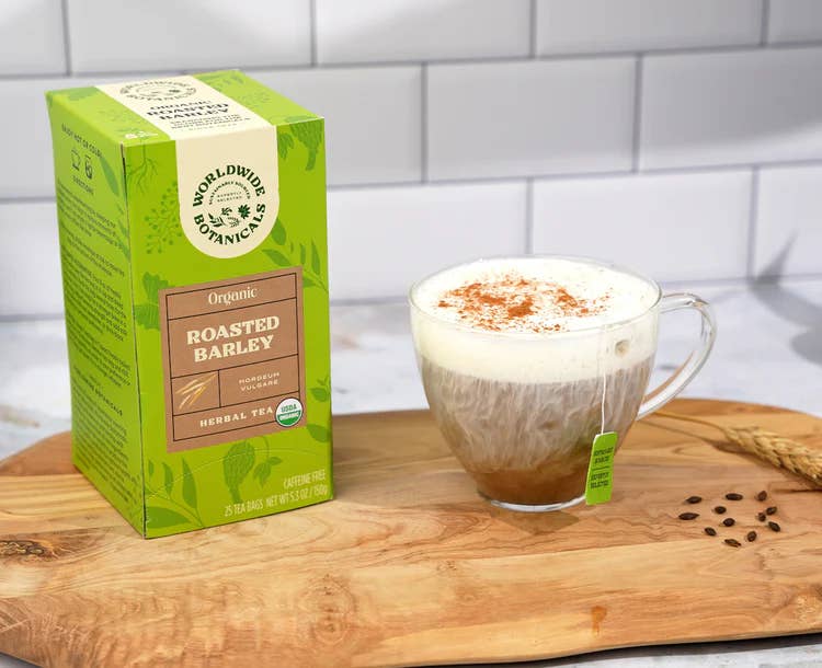 Worldwide Botanicals - Wholesale Tea Bags - Organic Roasted Barley Tea-25 count Tea Bags