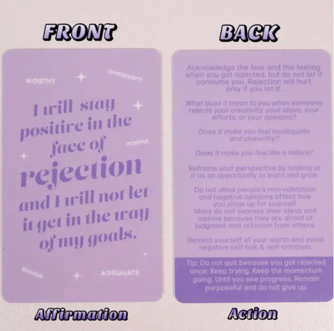 Selfish - Wholesale Tarot Cards - AffirmActions Card Deck3