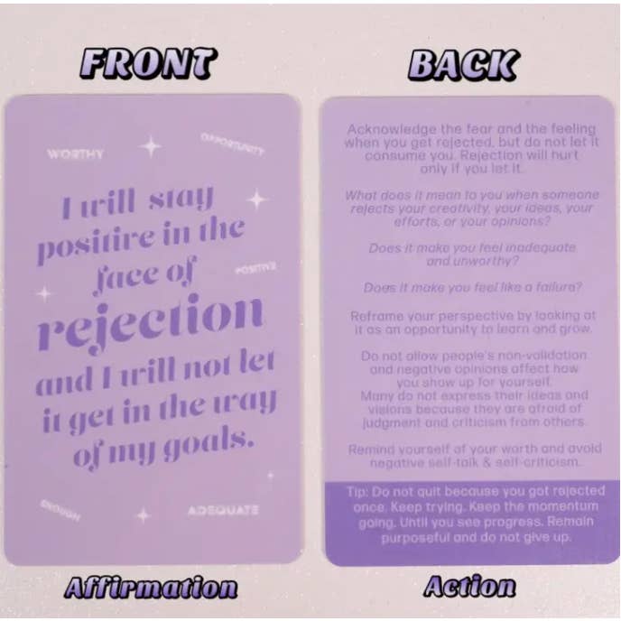 Selfish - Wholesale Tarot Cards - AffirmActions Card Deck3