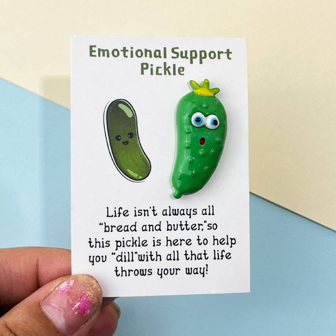 Pocket Hug Emotional Support Pickle for wholesale on Faire1
